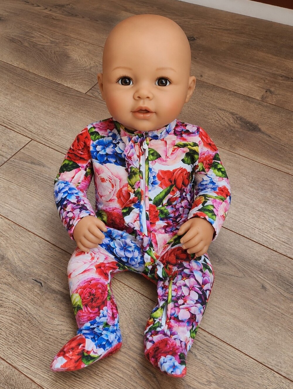 3-6 Months Muse Threads Bamboo Floral Sleeper